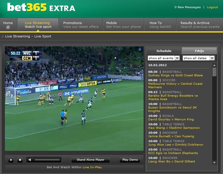 Bet365 live streaming